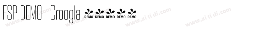 FSP DEMO   Croogla 4字体转换